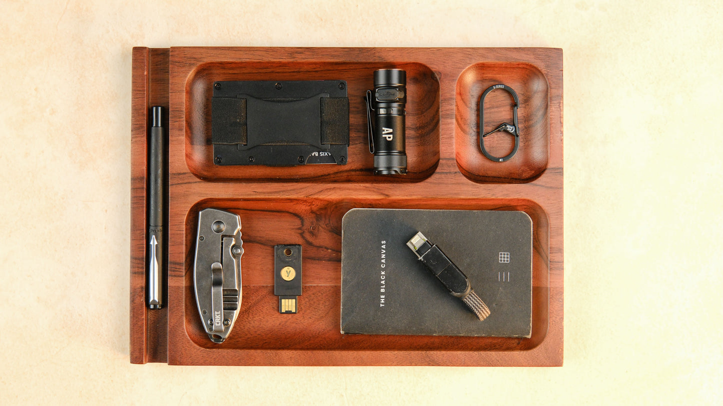 The Acacia Vault V1 :: EDC Tray Organizer