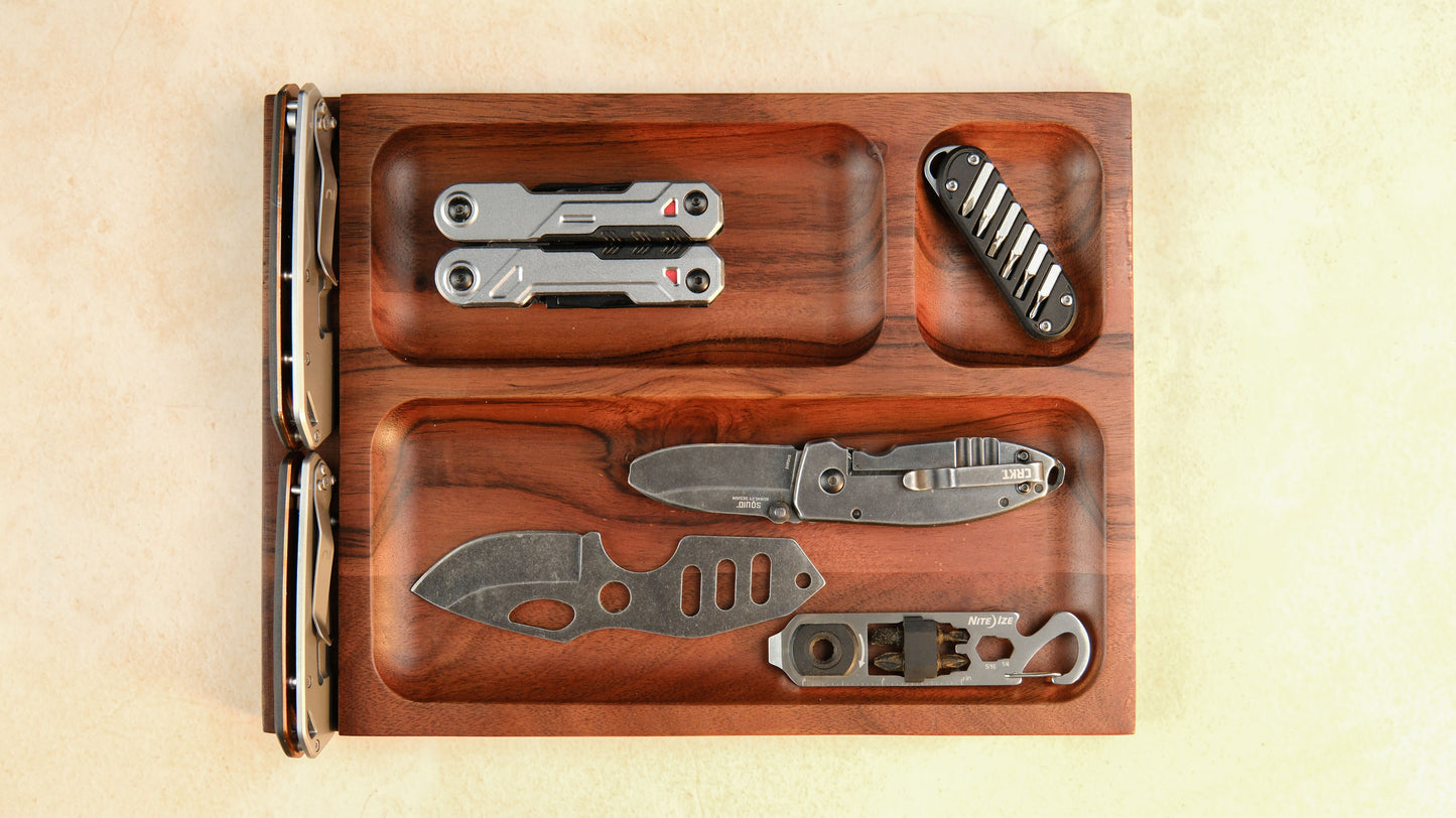 The Acacia Vault V1 :: EDC Tray Organizer